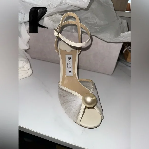 Jimmy Choo Sacaria 85 High Block Heel - Picture 12 of 16